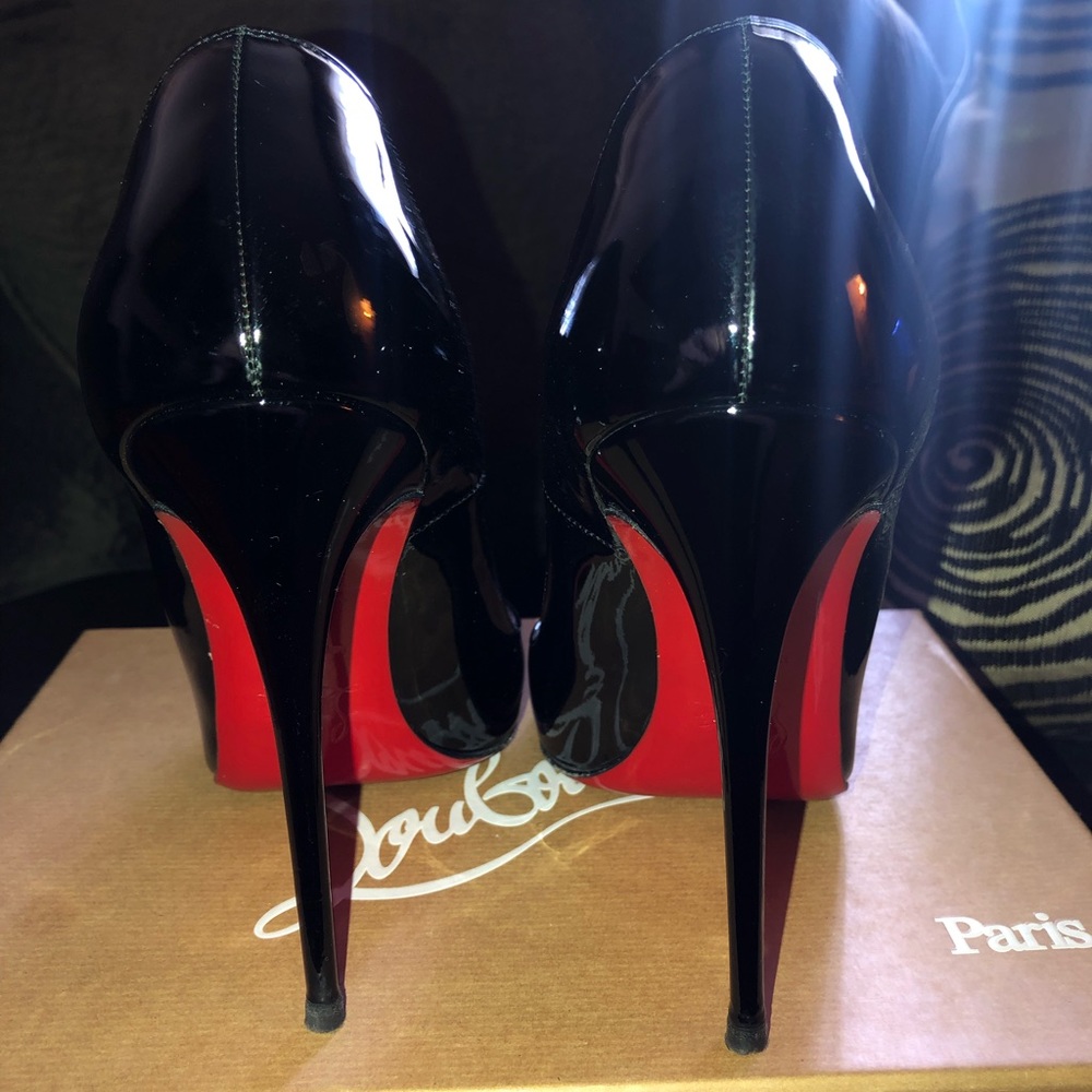 Christian Louboutin Black and Red Heels